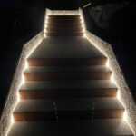 Blockstufen mit Beleuchtung